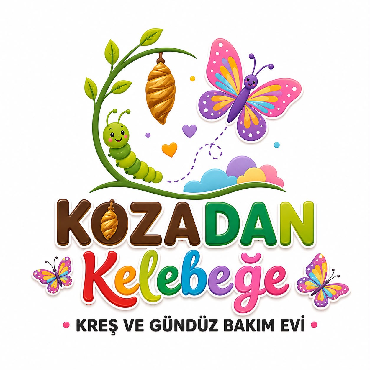 Kahramanmaraş Onikişubat Özel Kozadan Kelebeğe Kreş ve Gündüz Bakımevi Logo